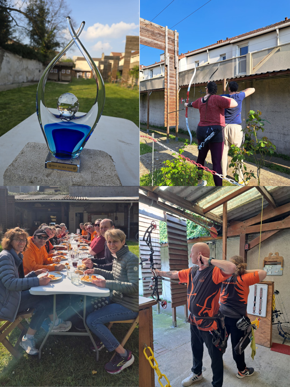 4 images.
1 illustration du trophée.
1 illustration du banquet.
2 illustrations de tireurs.